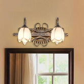Vintage Brass Wall Lights for Bathroom